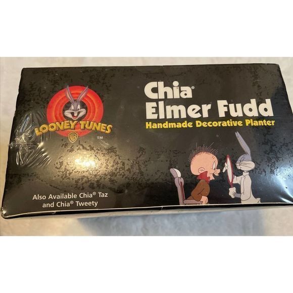 CHIA Accents Elmer Fudd Looney Tunes Chia Pet Decorative Planter